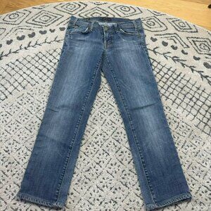 Citizens of Humanity COH Avedon straight leg stretch blue jeans 27 *Hem altered*